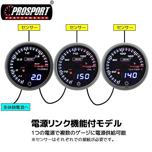 Amazon.co.jp: デジタル アナログ同時表示 油圧計 2インチ